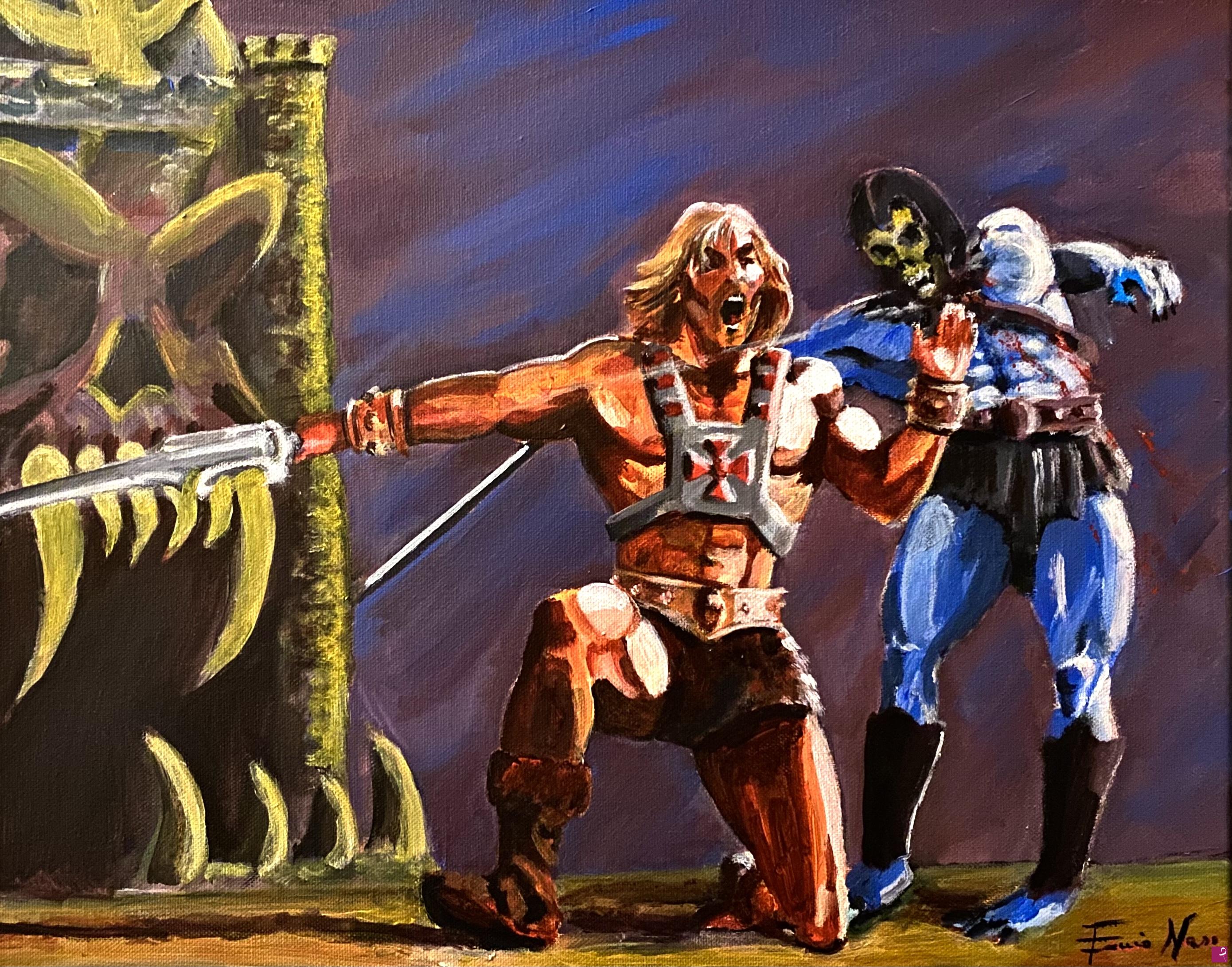 quadri in vendita online - La fine di Skeletor 1