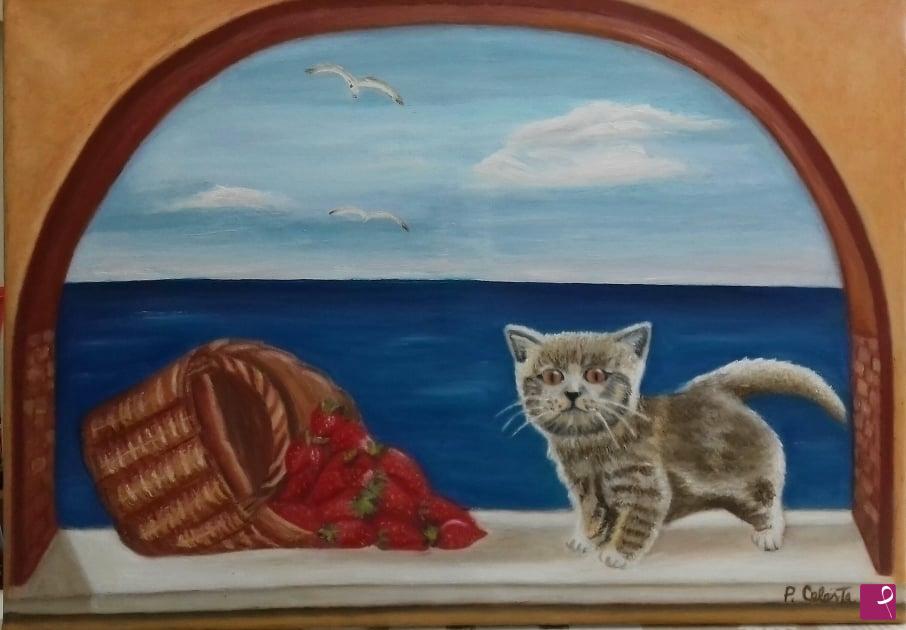 quadri in vendita online - La finestra sul mare