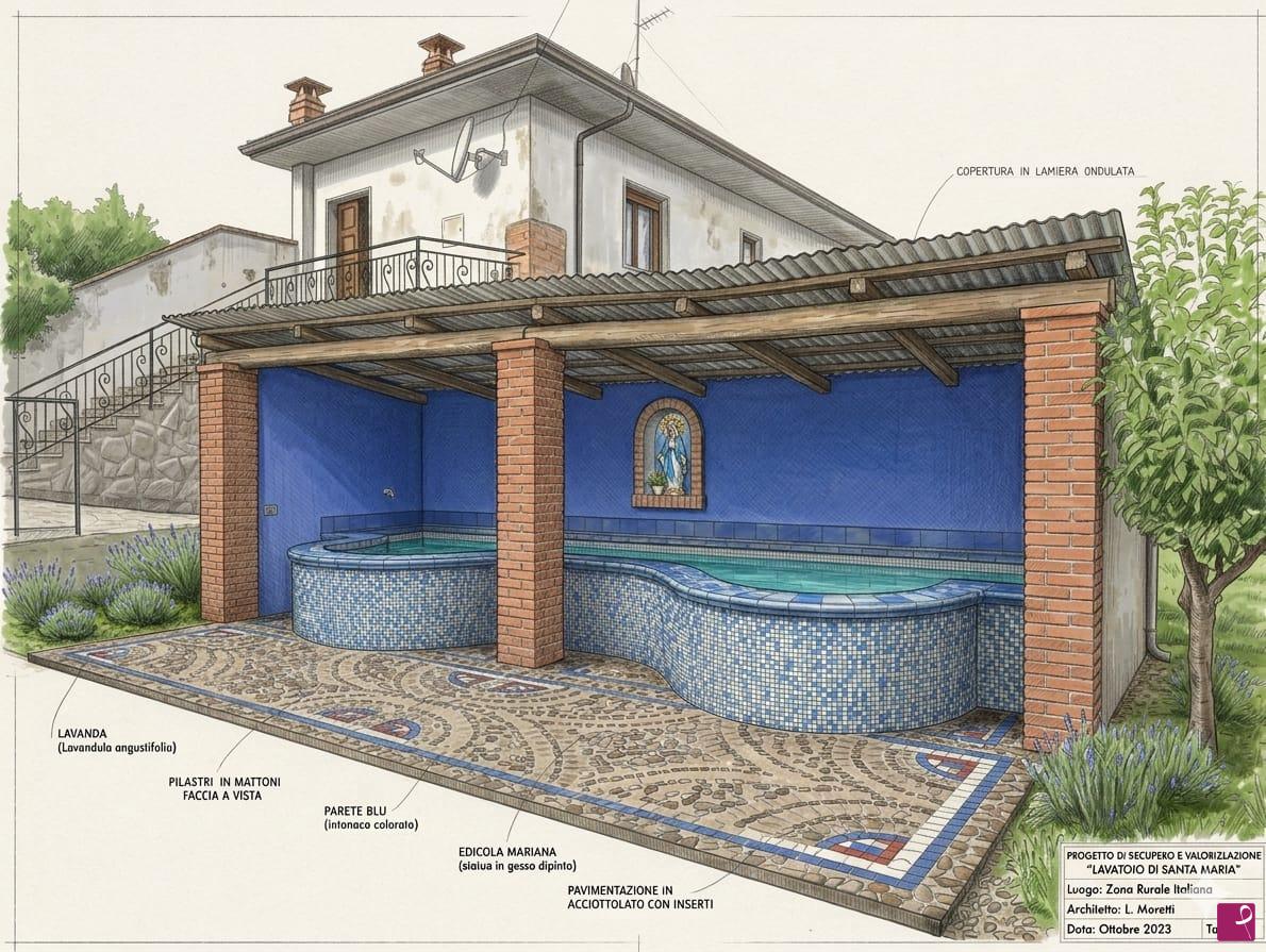 quadri in vendita online - La fontana 