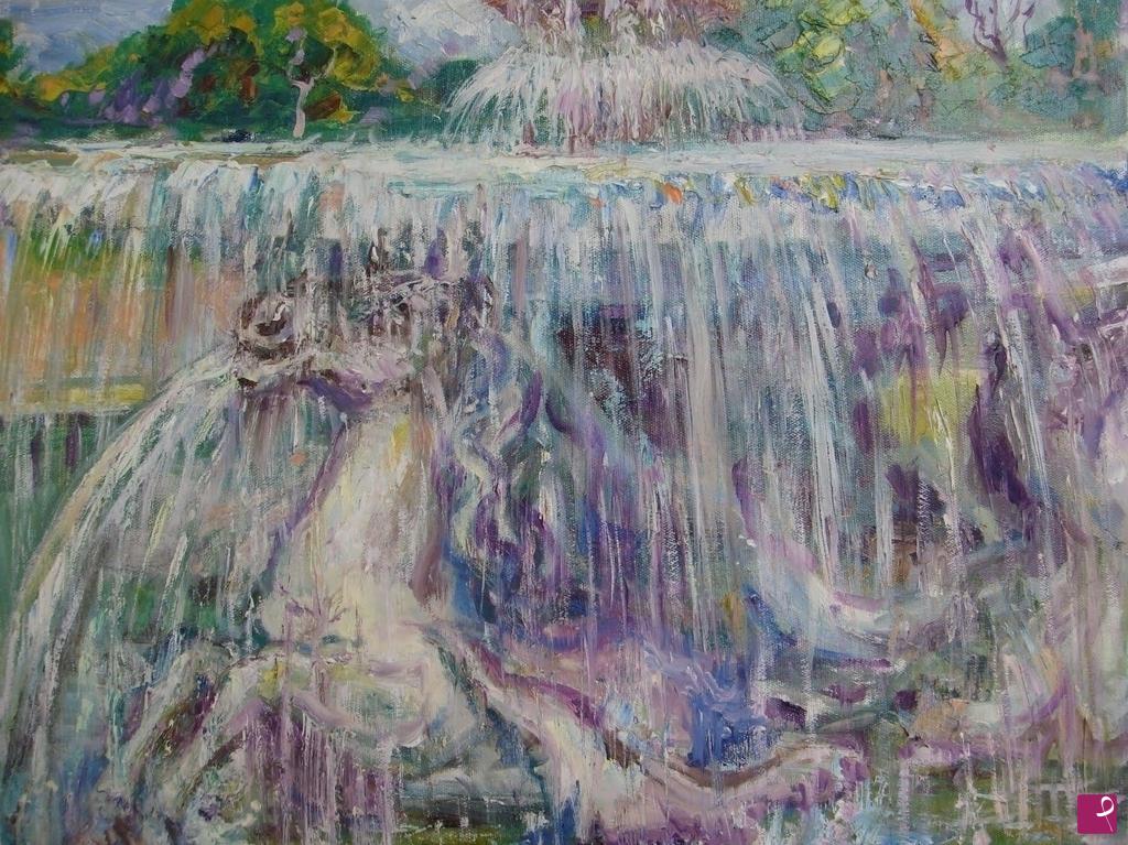 quadri in vendita online - "La fontana dei quattro cavalli"
