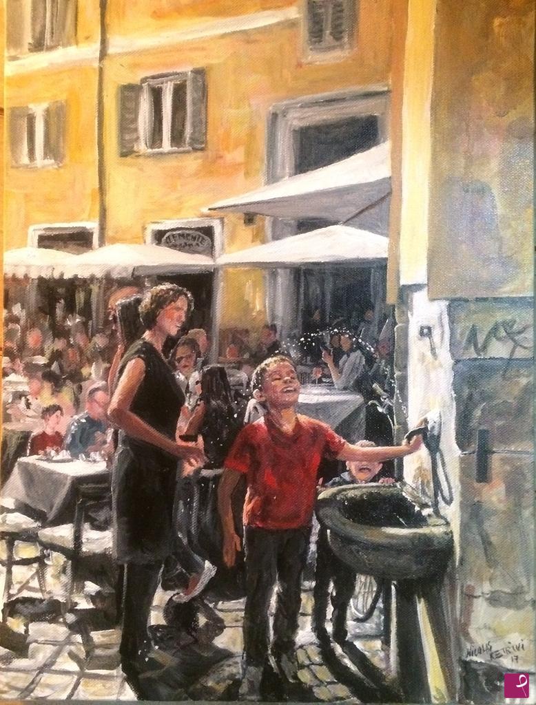 quadri in vendita online - La fontanella