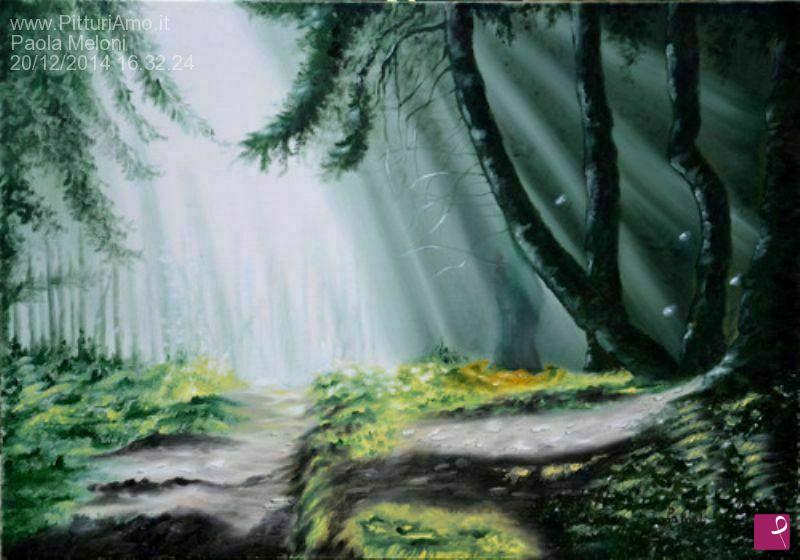 quadri in vendita online - La Foresta Incantata