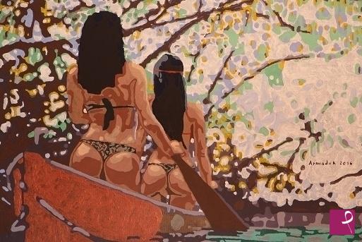 quadri in vendita online - La foresta incantata
