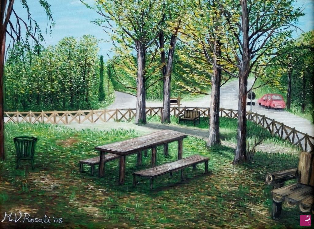 quadri in vendita online - la foresta umbra, Puglia