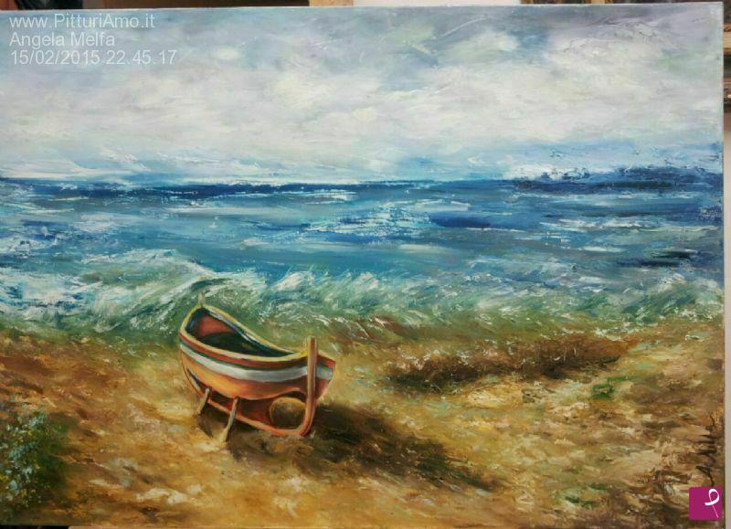 quadri in vendita online - La forza del mare