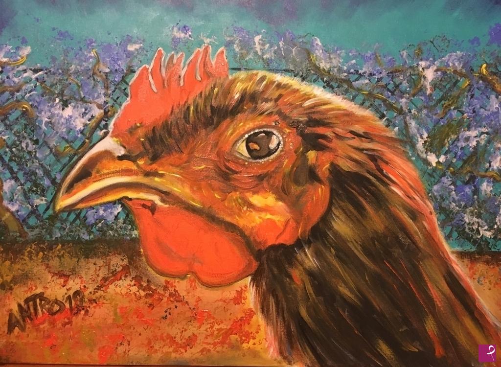 quadri in vendita online - La gallina 