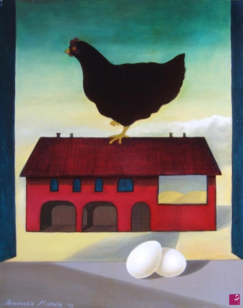 quadri in vendita online - LA GALLINA