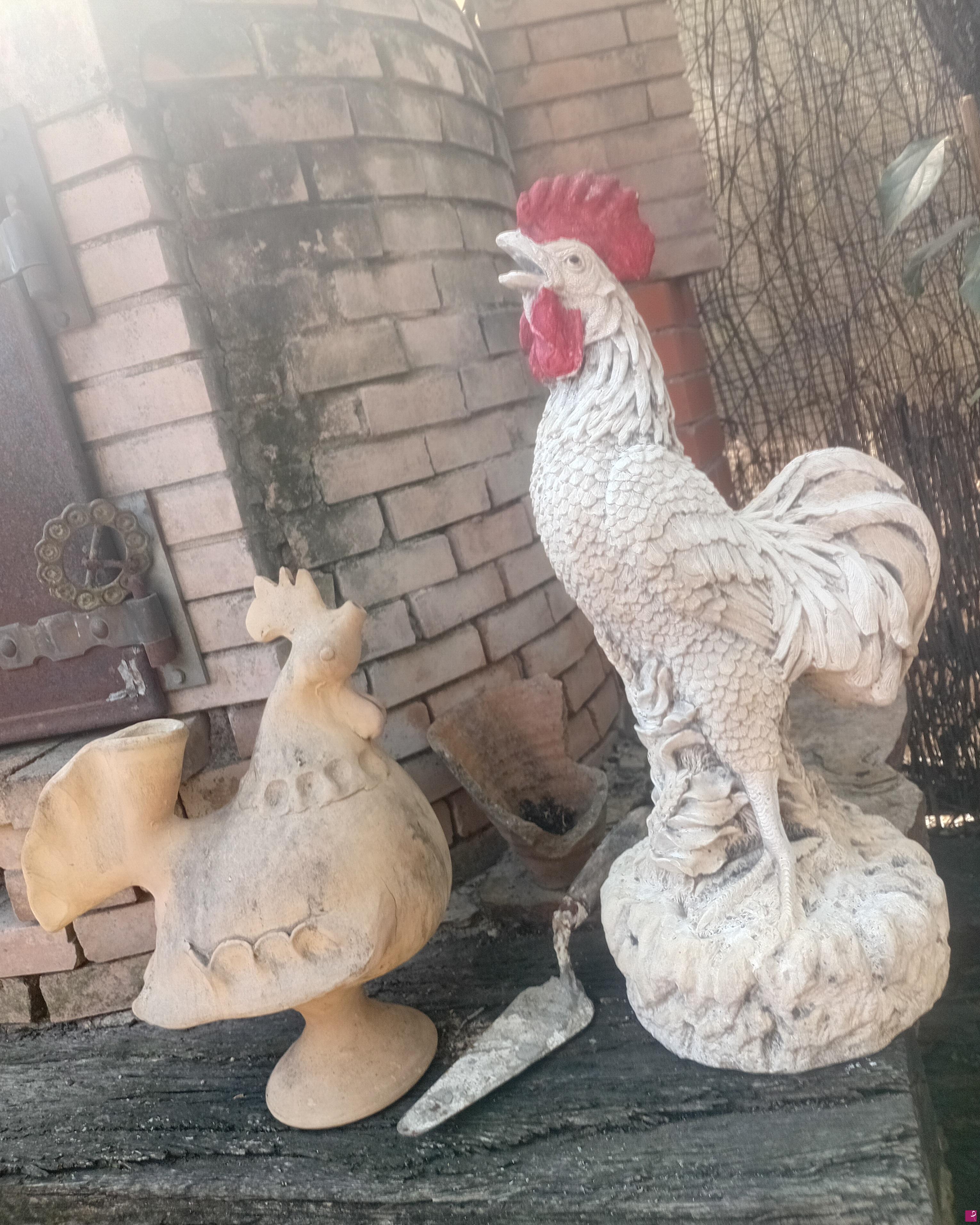 quadri in vendita online - La Gallina de Sorbás y El Gallo de Lavapies