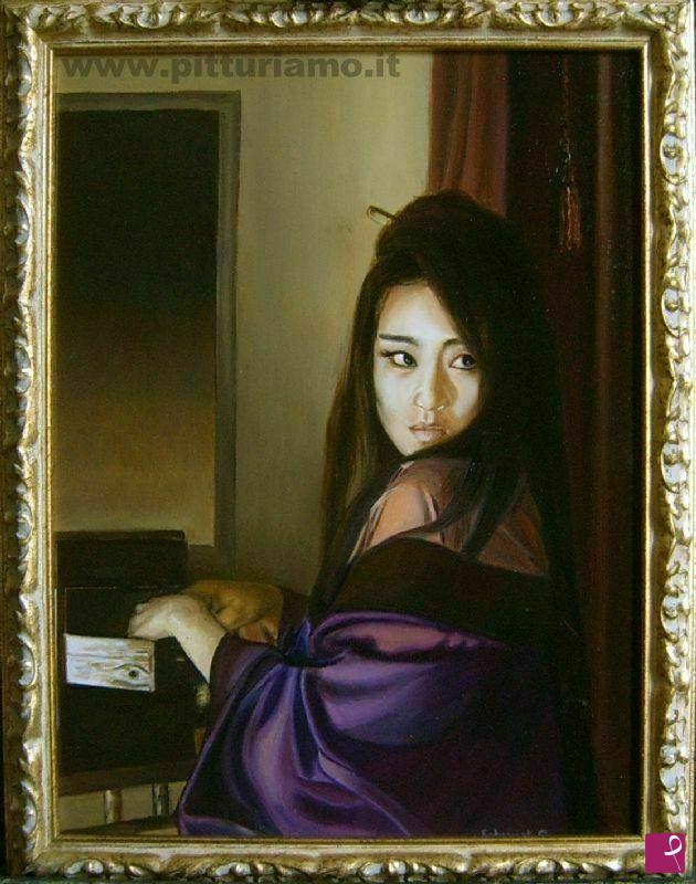 quadri in vendita online -  La Geisha