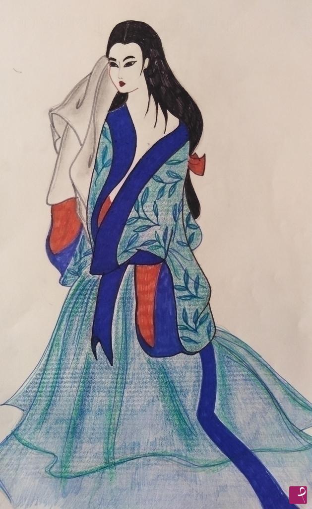 quadri in vendita online - La geisha