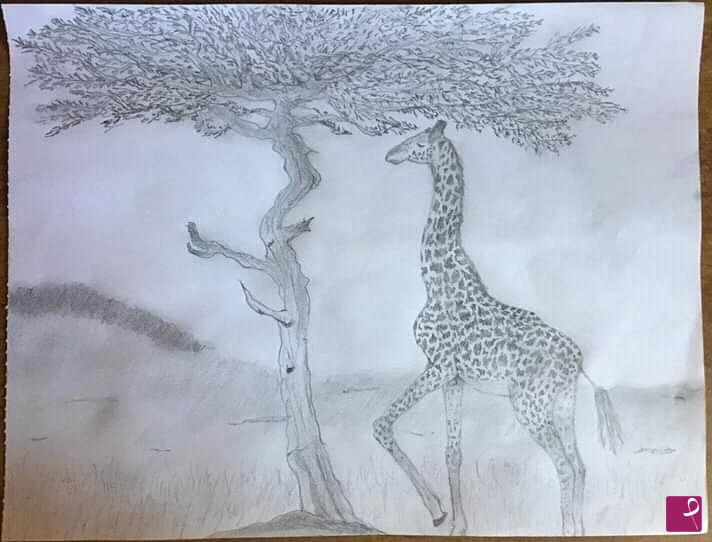 quadri in vendita online - La giraffa
