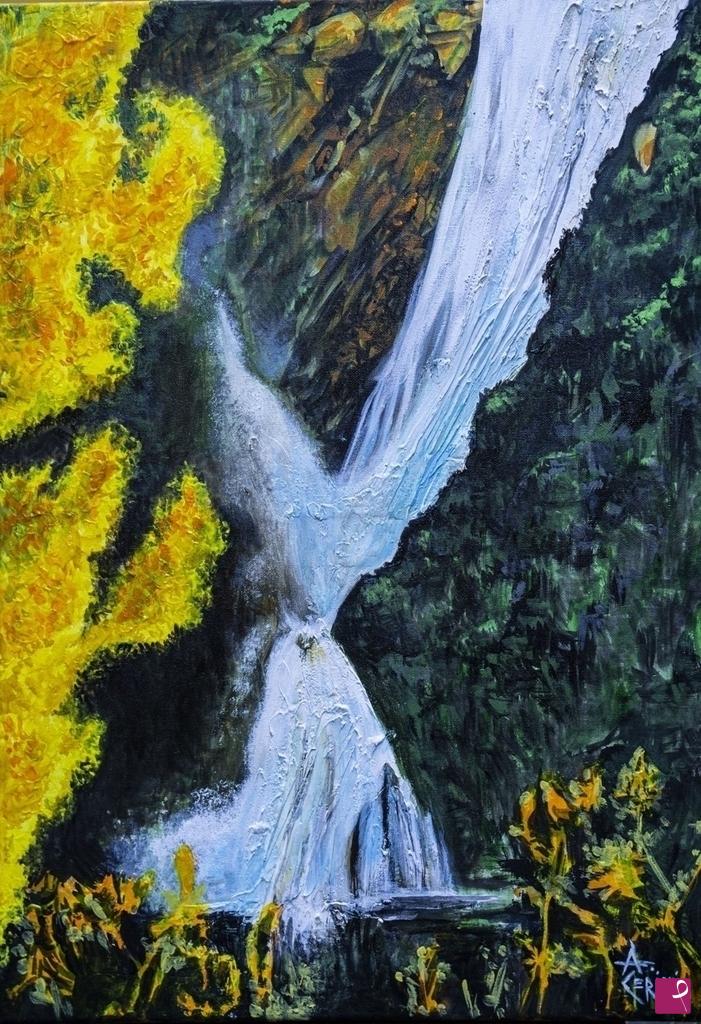 quadri in vendita online - LA GRANDE CASCATA
