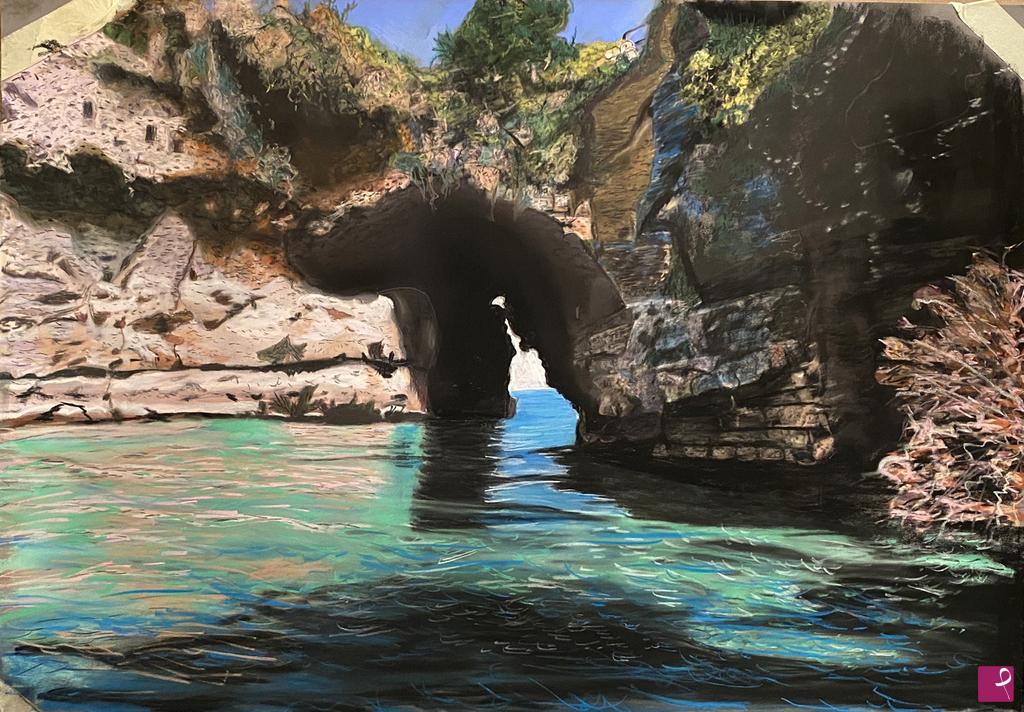 quadri in vendita online - La grotta della regina Giovanna 