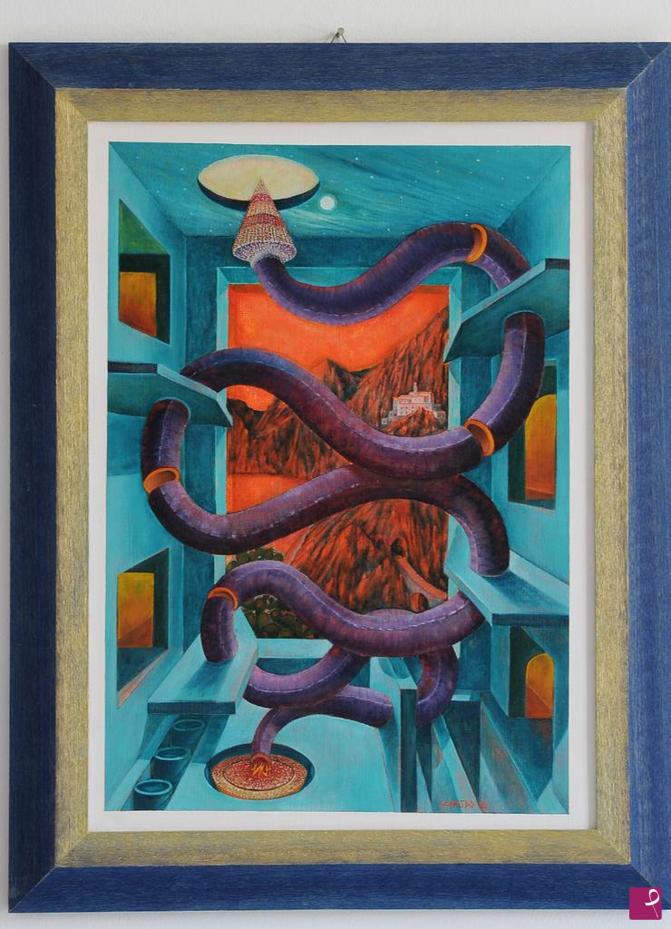 quadri in vendita online - La Kundalini (Berlino 1996)