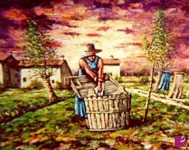 quadri in vendita online - LA LAVANDAIA