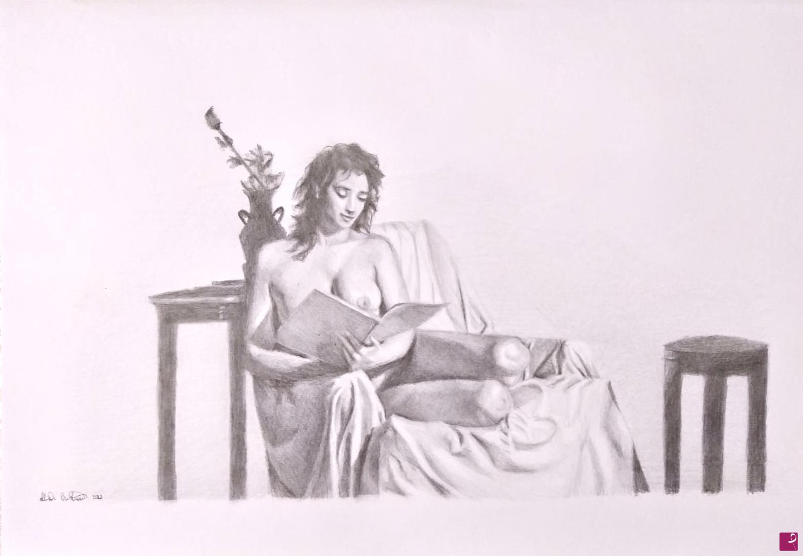 quadri in vendita online - La Lettrice