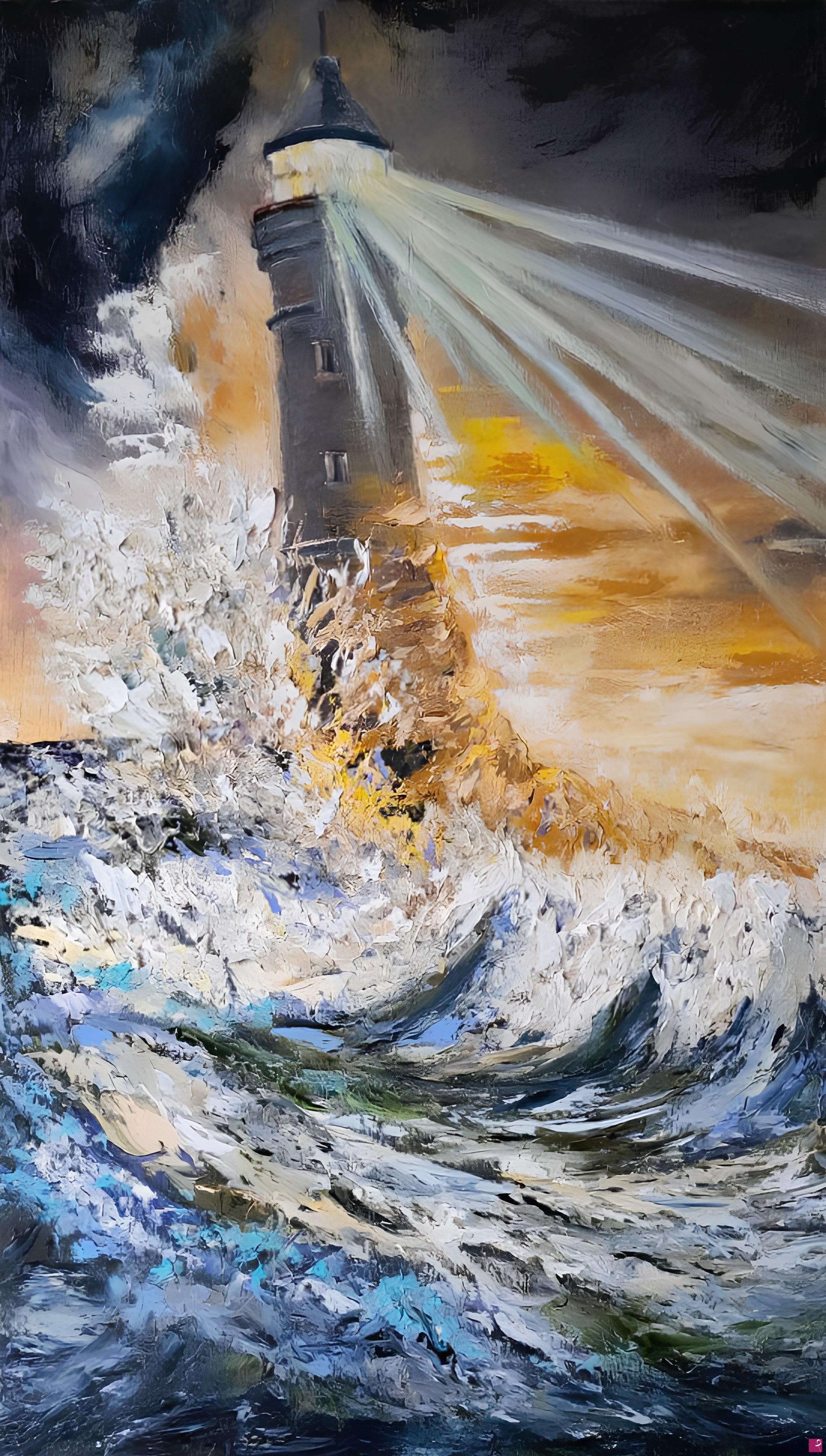 quadri in vendita online - La luce del faro