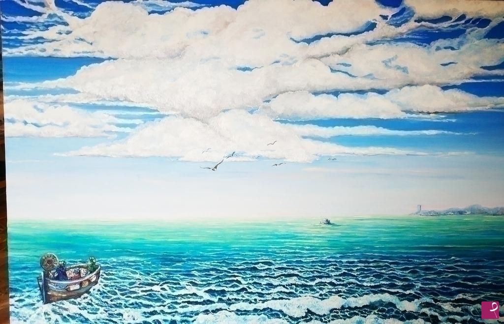 quadri in vendita online - La luce del mare