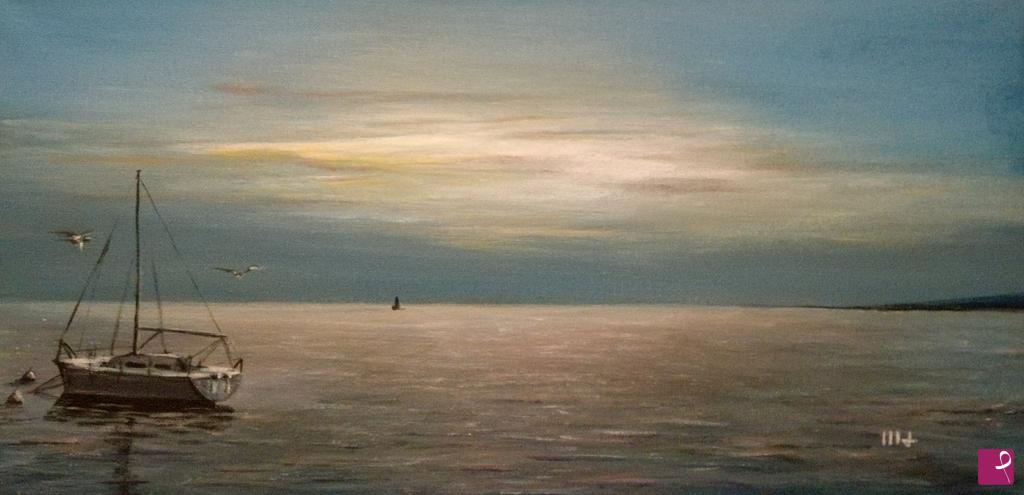 quadri in vendita online - La luce del tramonto