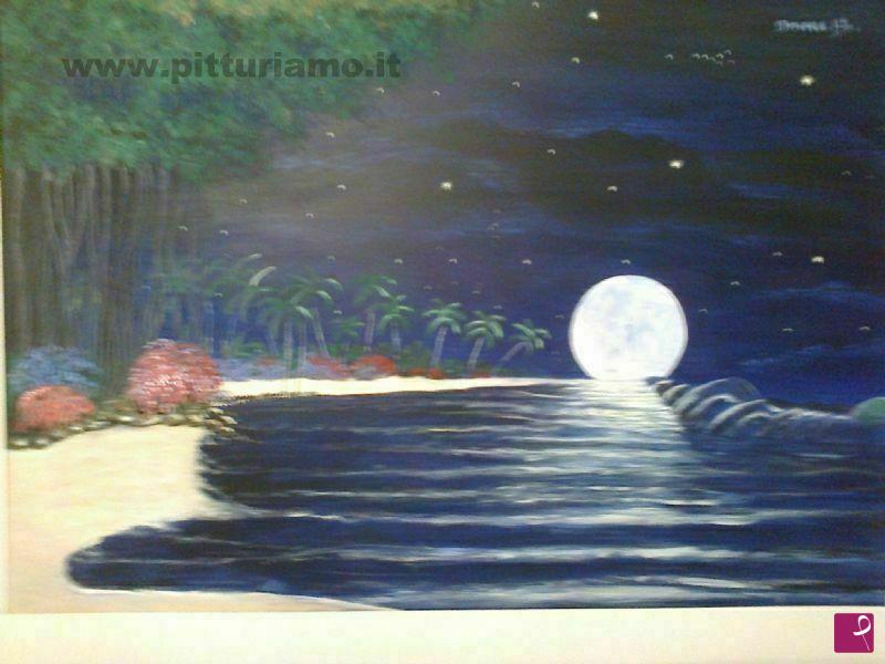 quadri in vendita online - la luna