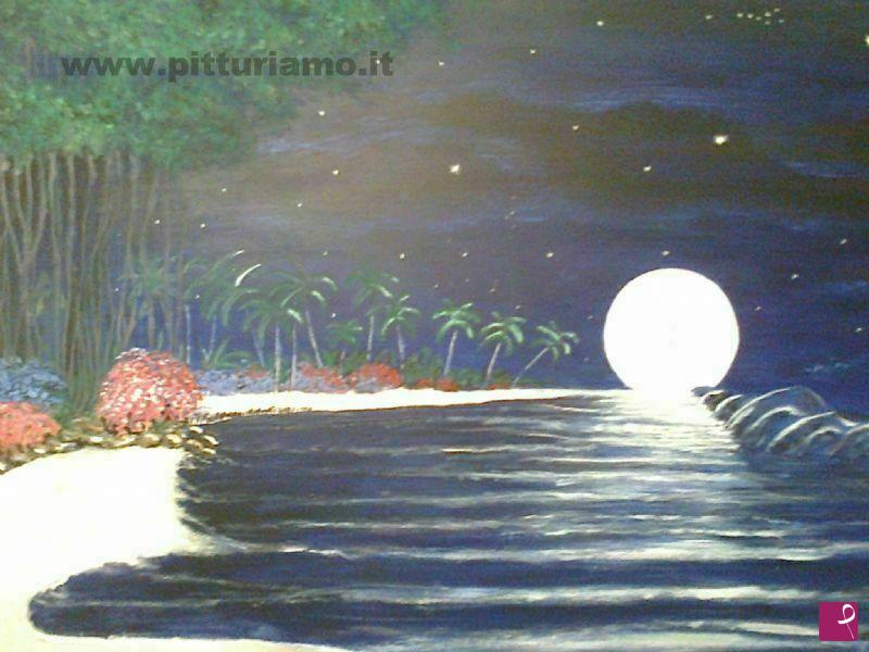 quadri in vendita online - la luna
