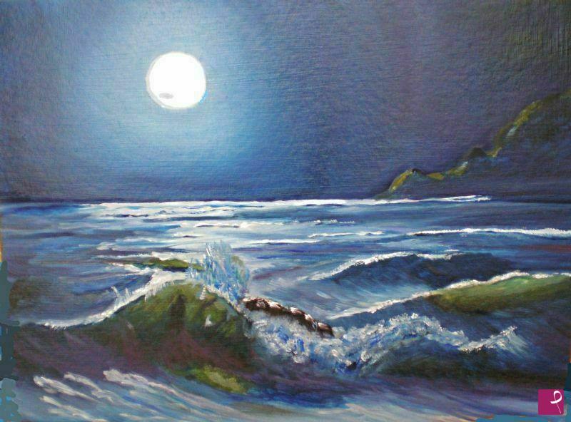 quadri in vendita online - la luna
