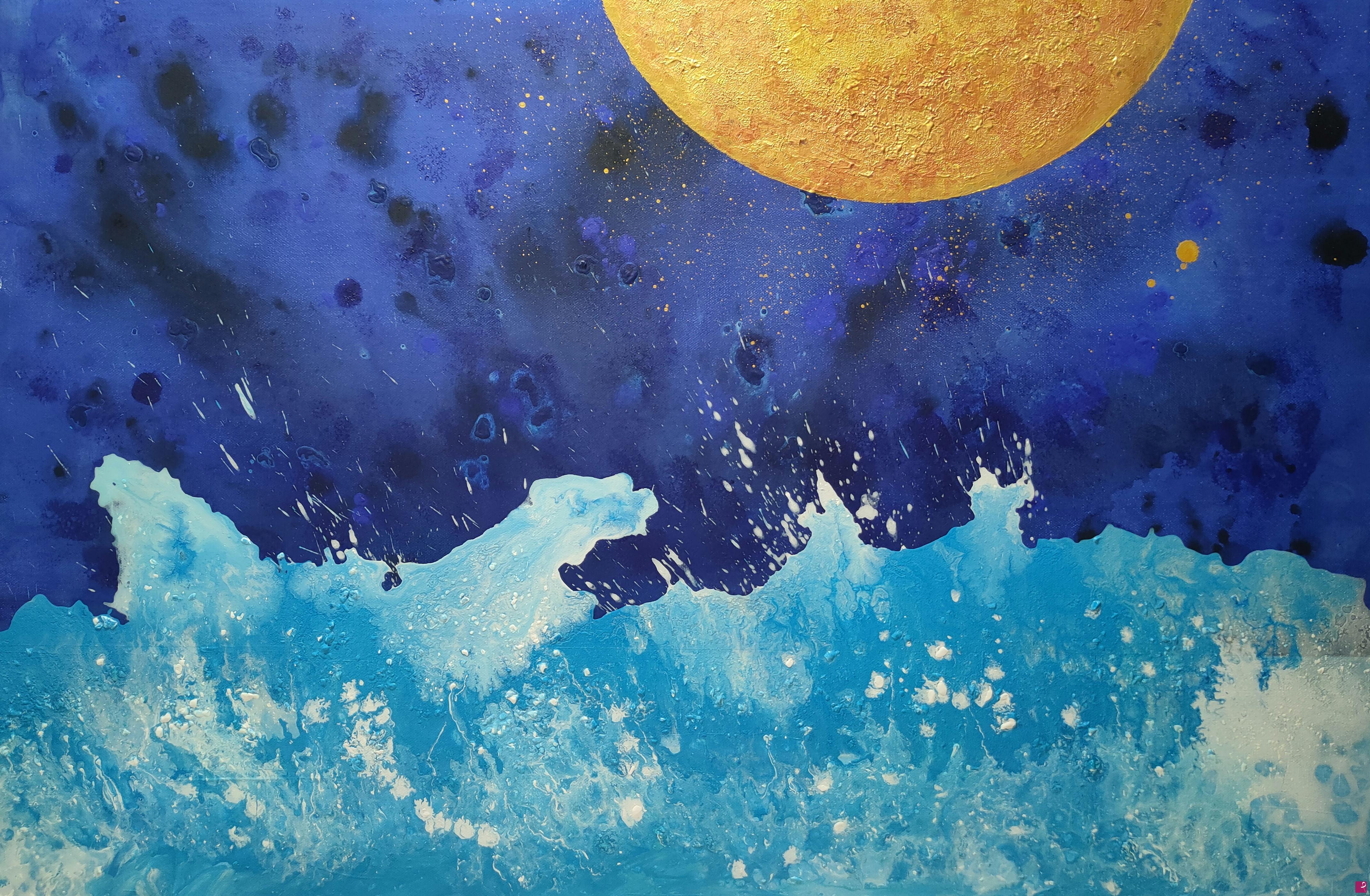 quadri in vendita online - La Luna Navigante (The Sailing Moon)
