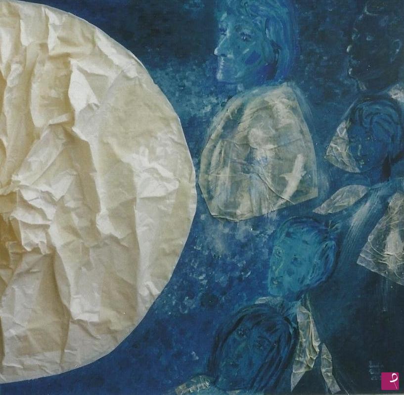 quadri in vendita online - LA LUNA SORRIDE SOLO AGLI ANGELI
