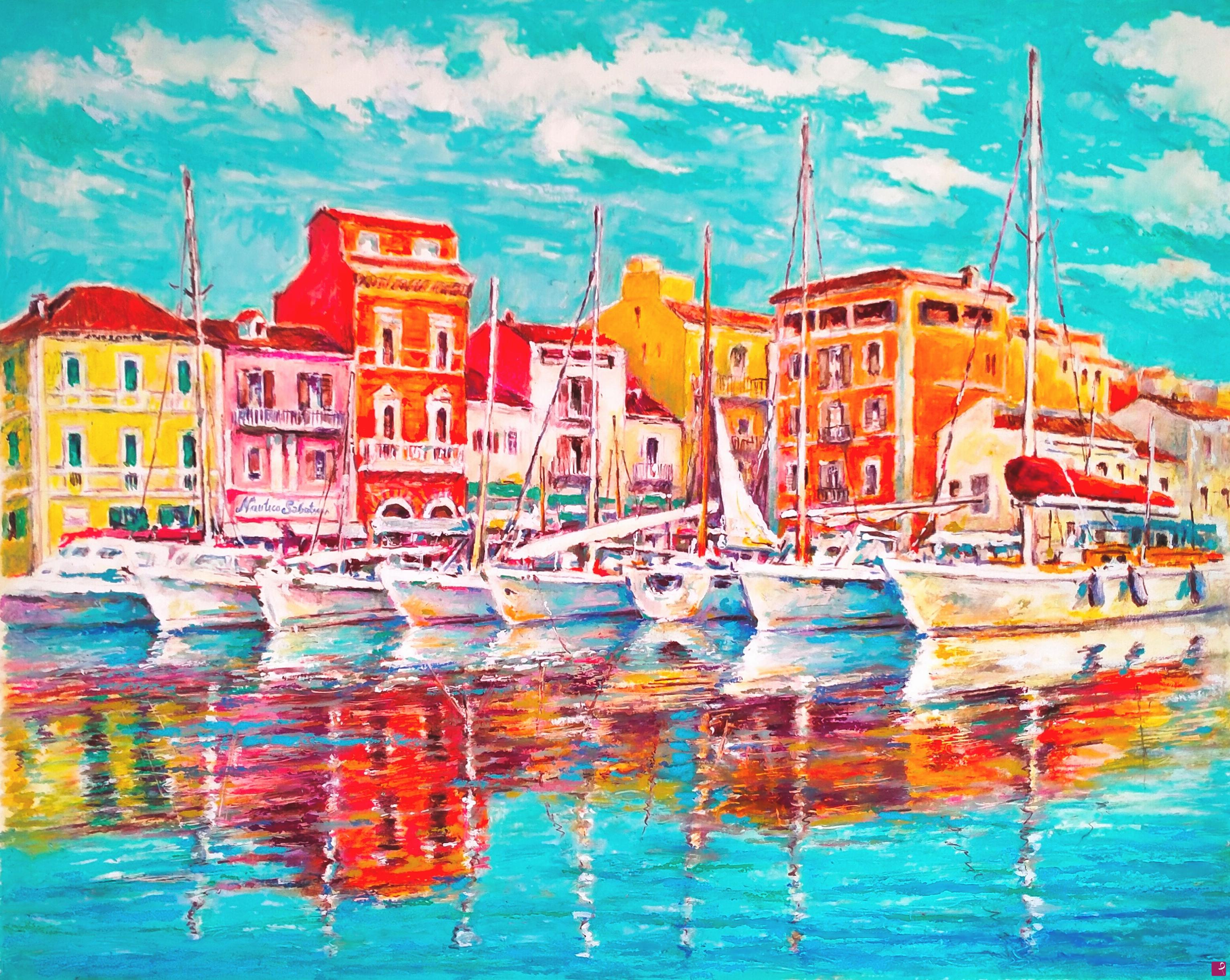 quadri in vendita online - LA MADDALENA CALA GAVETTA 1