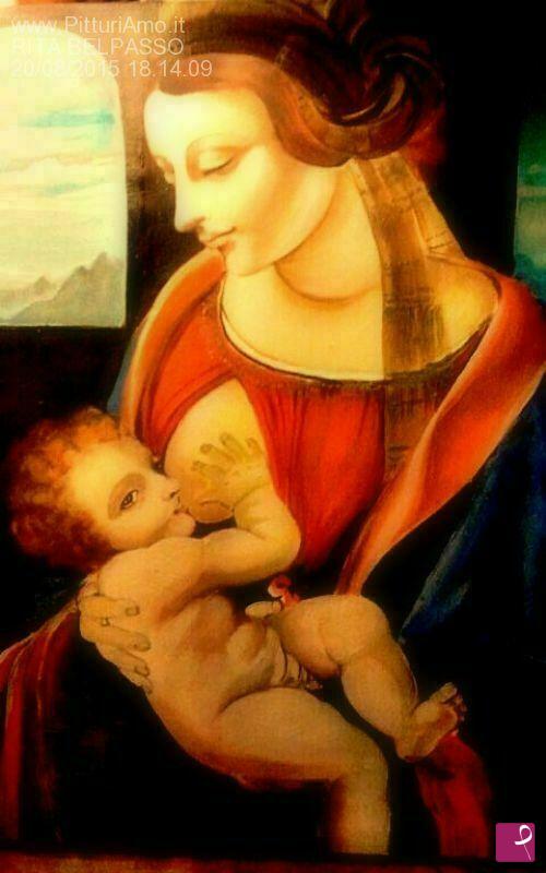 quadri in vendita online - LA MADONNA DEL CARDELLINO