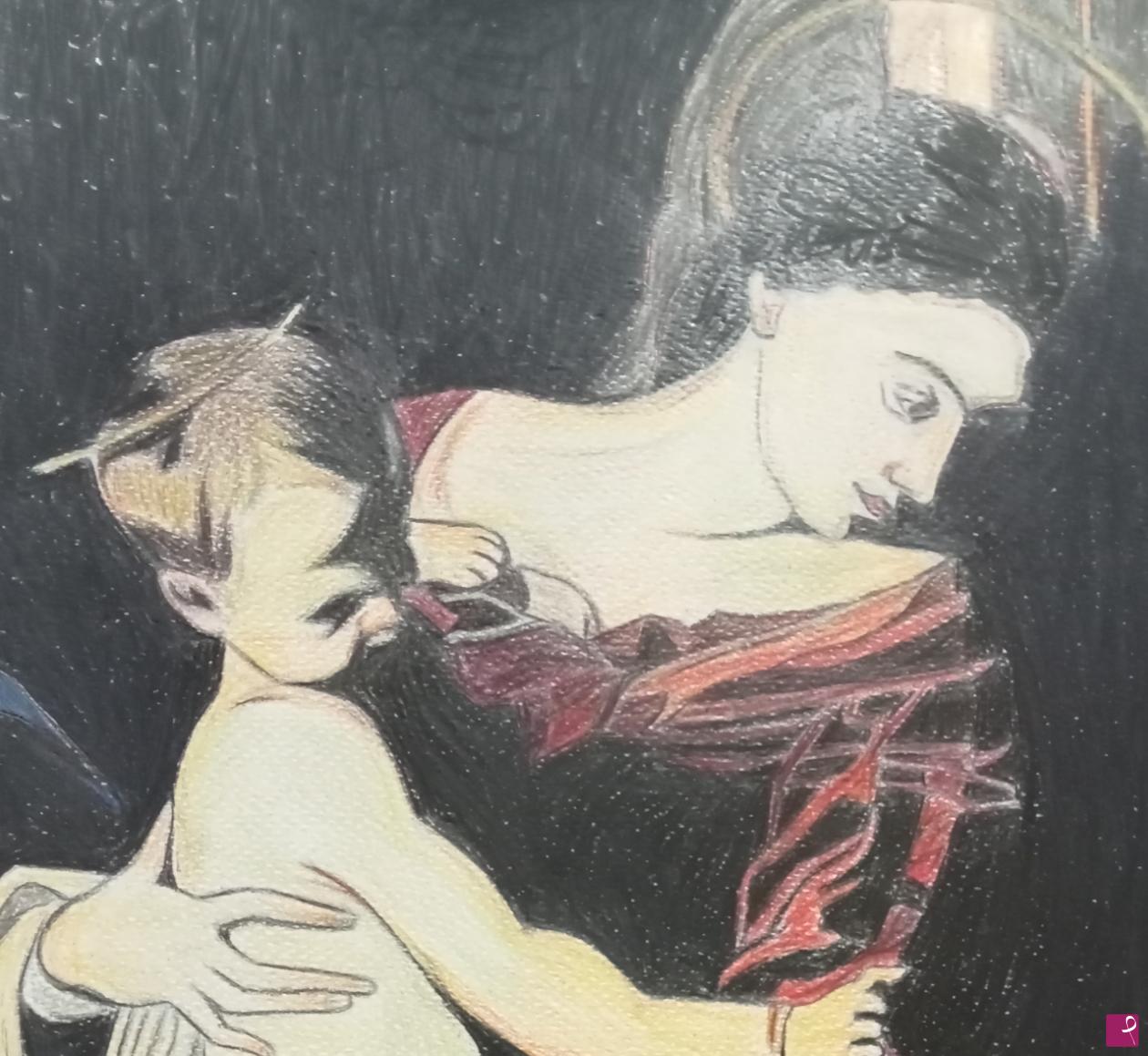 quadri in vendita online - "La Madonna del pellegrino"