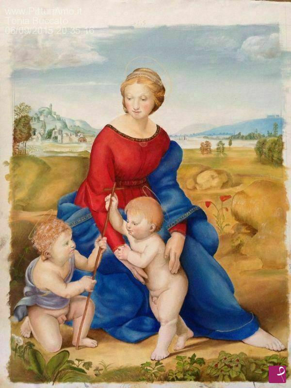 quadri in vendita online - La madonna del prato