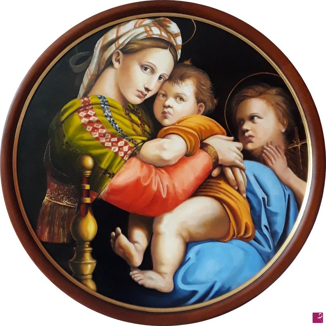 quadri in vendita online - La Madonna della seggiola