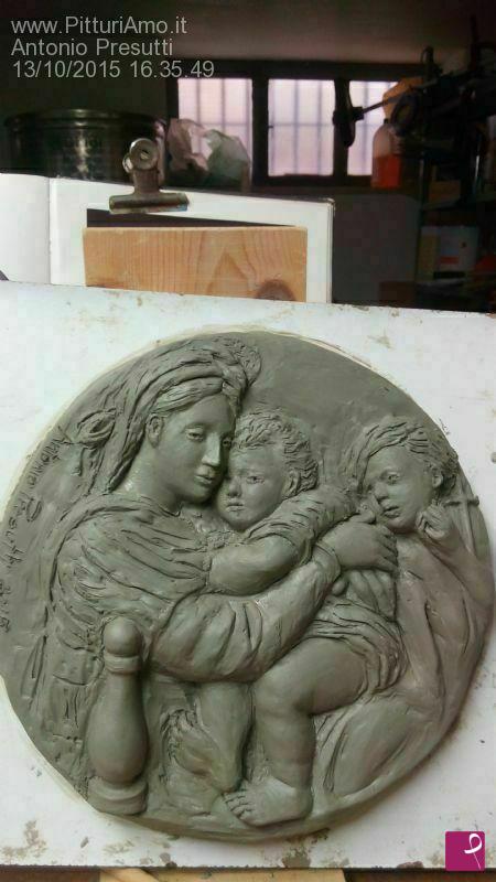 quadri in vendita online - la madonna della seggiola