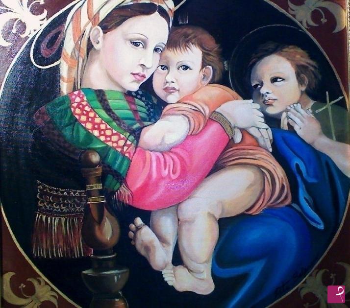 quadri in vendita online - La Madonna della Seggiola