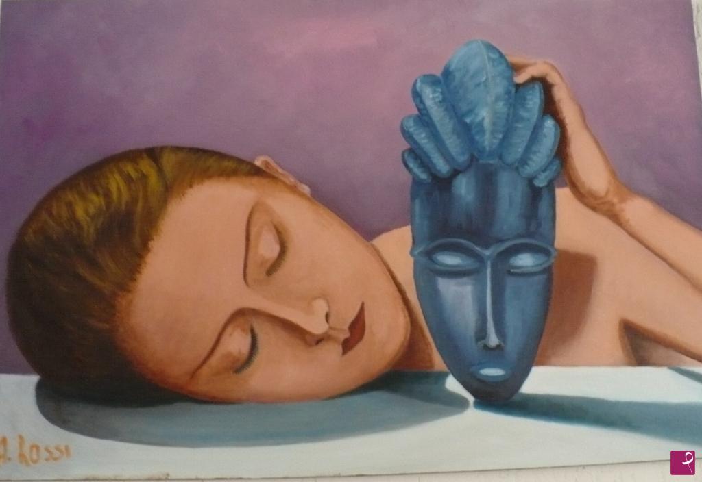 quadri in vendita online - LA MASCHERA  (2012)