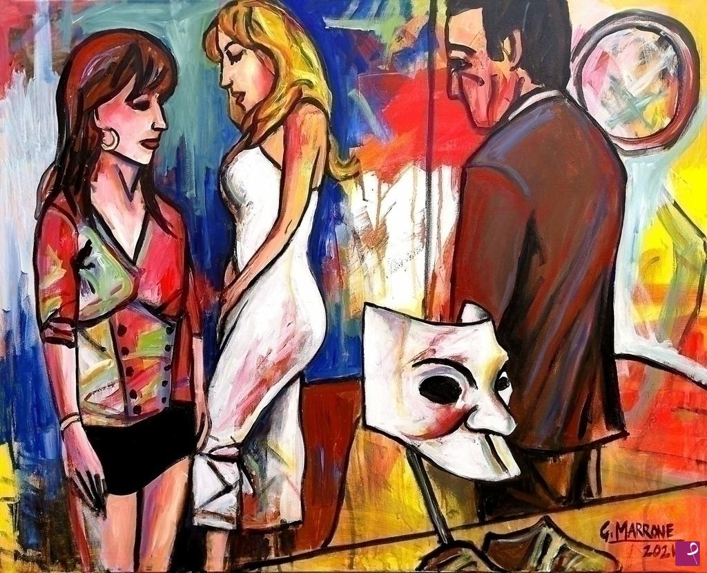 quadri in vendita online - "La maschera"