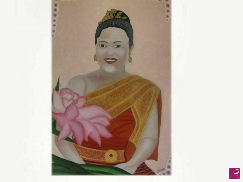 quadri in vendita online - La massaggiatrice thailandese
