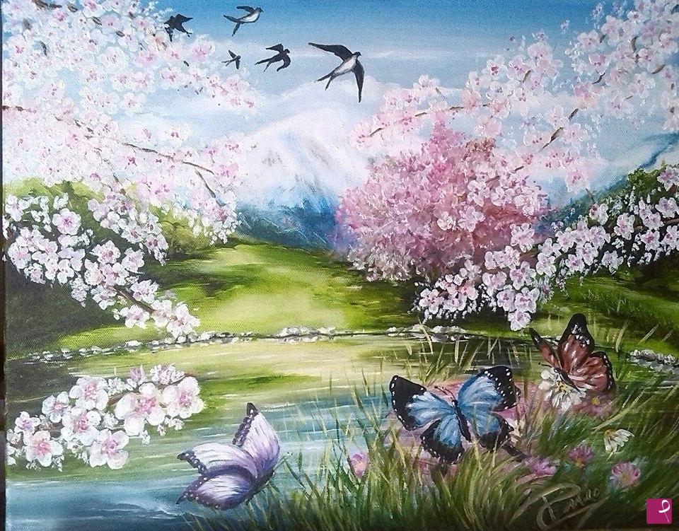 quadri in vendita online - La mia (seconda) primavera 