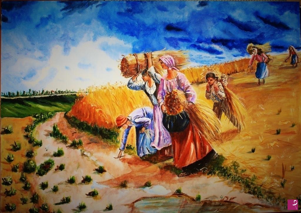 quadri in vendita online - la mietitura