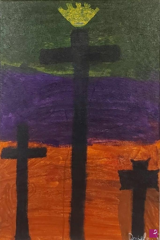 quadri in vendita online - La morte di Cristo