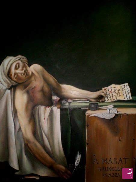 quadri in vendita online - La morte di marat