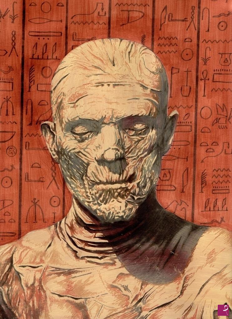 quadri in vendita online - La mummia - Boris Karloff
