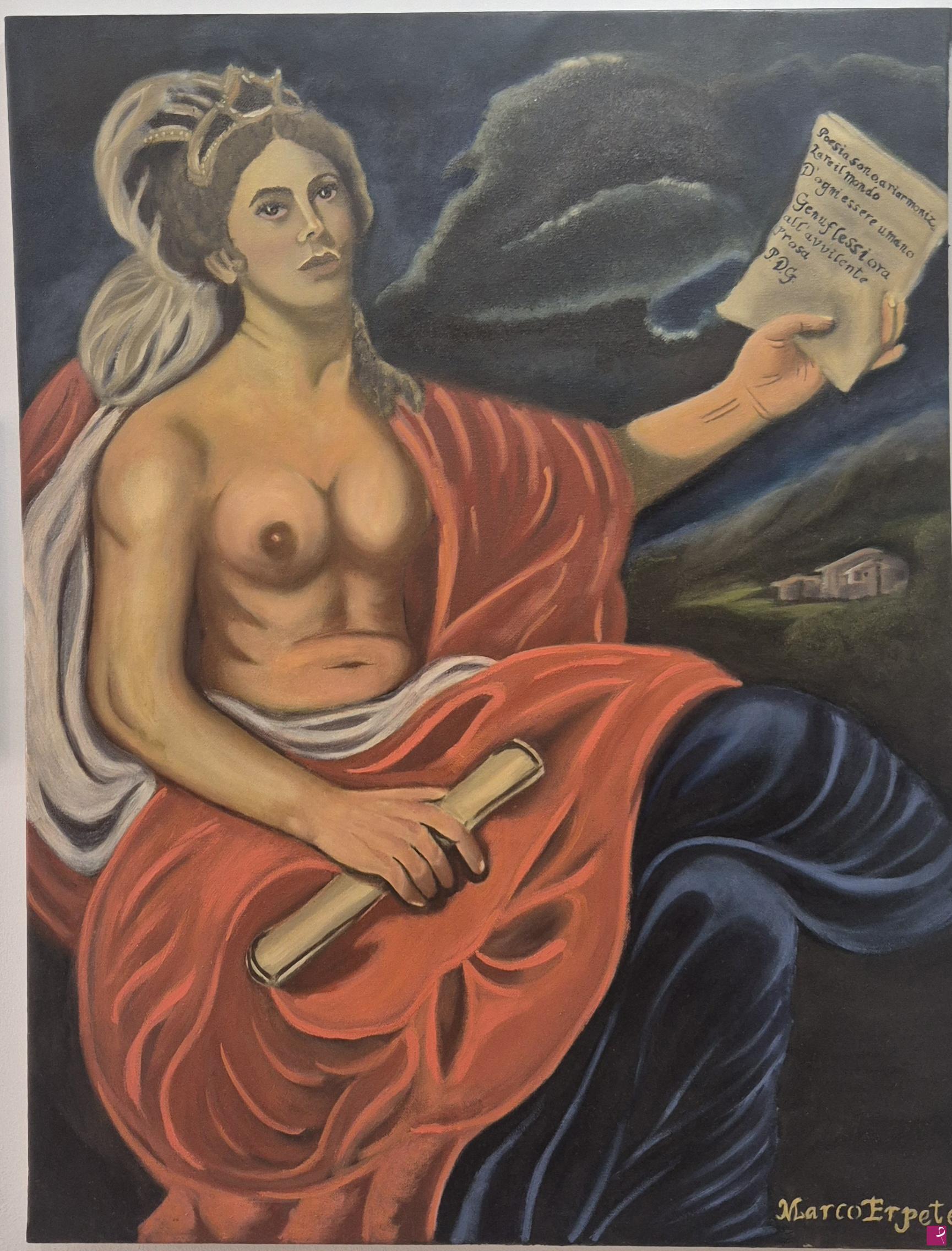 quadri in vendita online - La musa delle poesie 