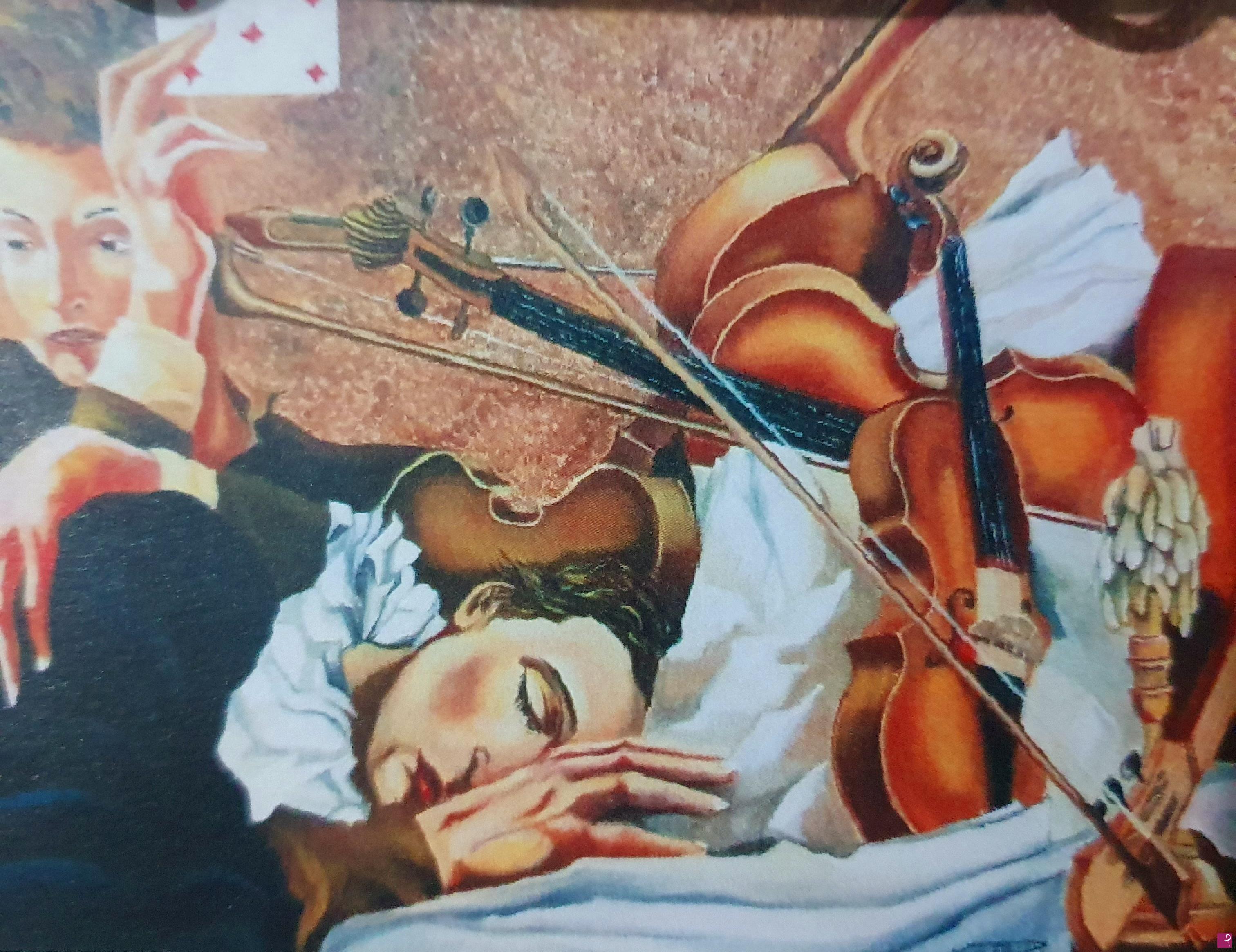 quadri in vendita online - La musica dormiente
