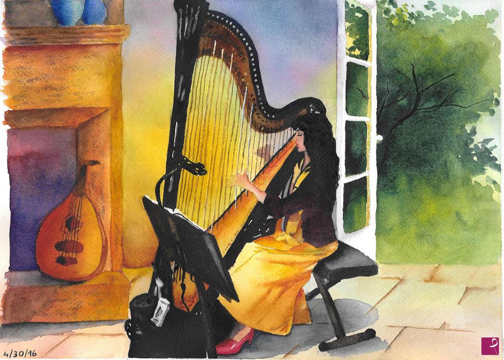 quadri in vendita online - La Musicista