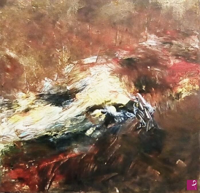 quadri in vendita online - La natura incendiata.
