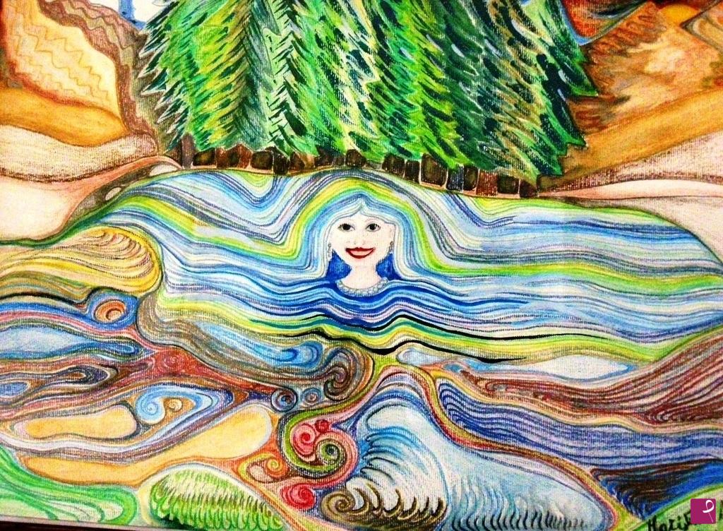 quadri in vendita online - “La ninfa del lago”