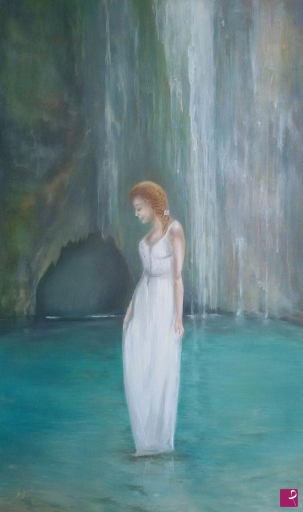 quadri in vendita online - LA NINFA DELLA CASCATE