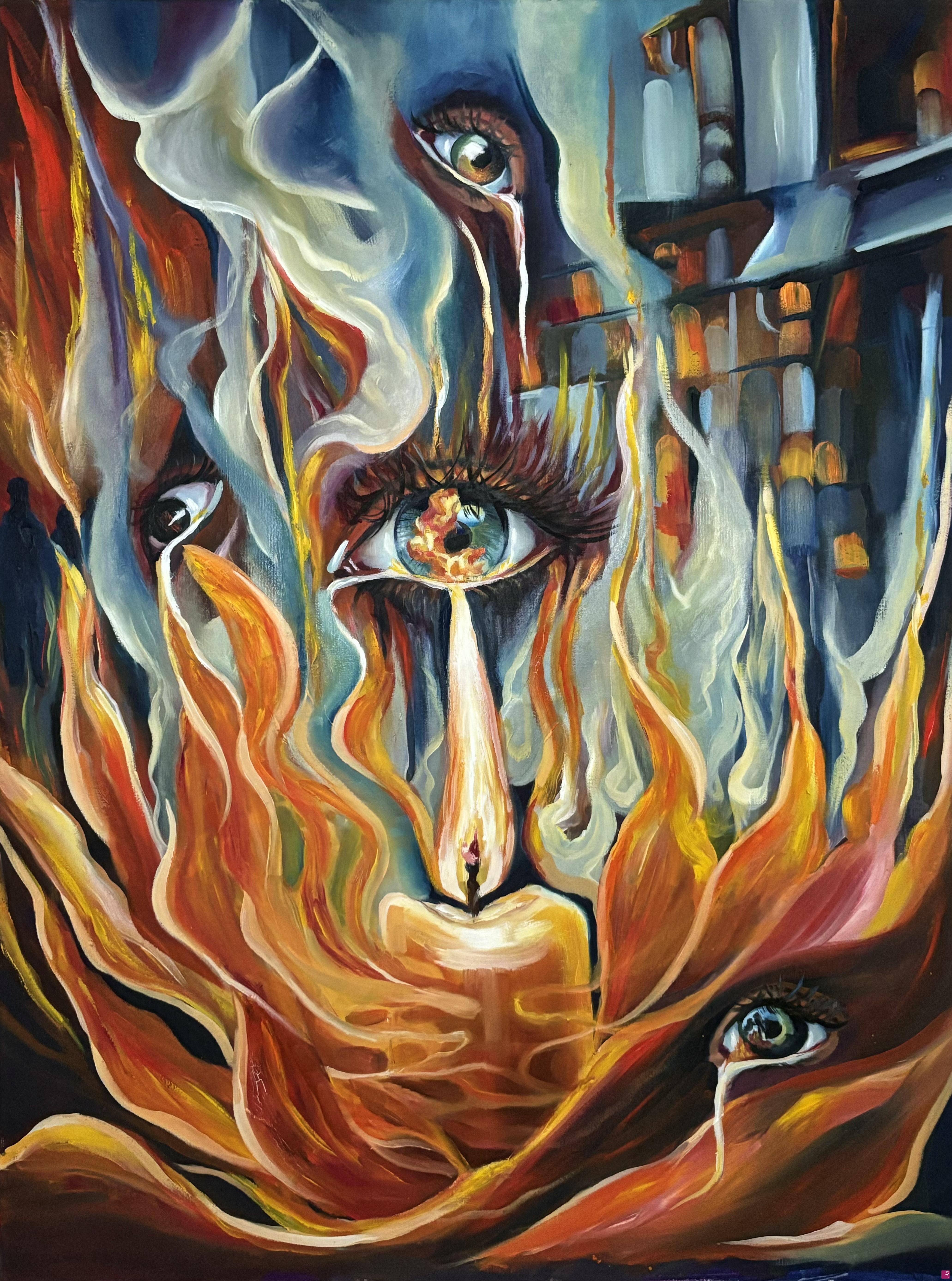 quadri in vendita online - La notte del pianto